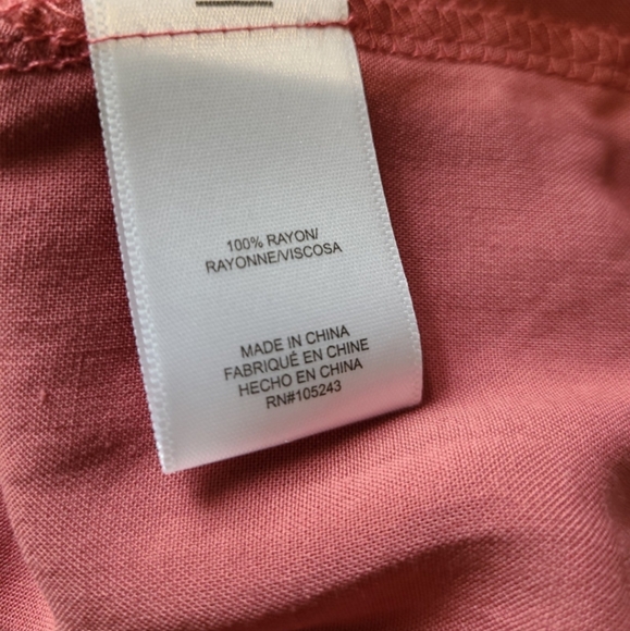 HIATUS womens SZ SM Rose Baby Doll Dress w/scoop back, Puffed sleeve NWT - Picture 7 of 11